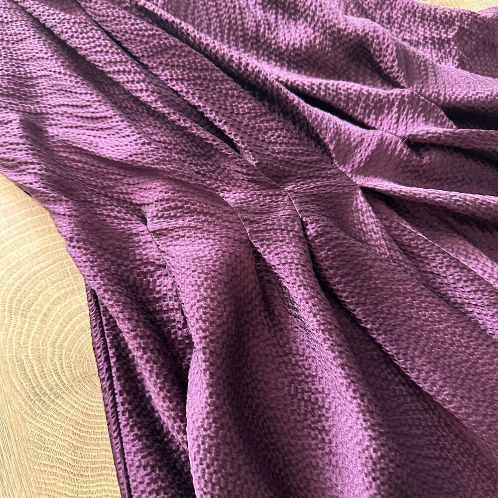 MaxMara Made in Italy Silk Halter Style Cocktail Dress Purple 8 - Picture 4 of 15